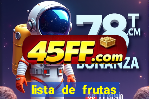 lista de frutas nativas do brasil